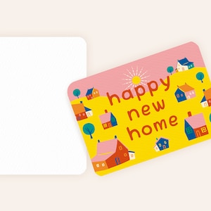 Happy New home card including envelope Card for moving house image 4
