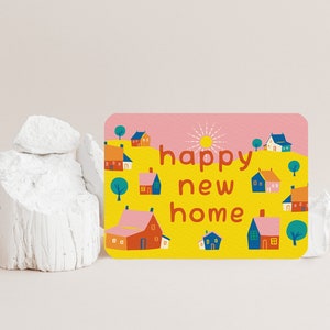 Happy New home card including envelope Card for moving house image 2