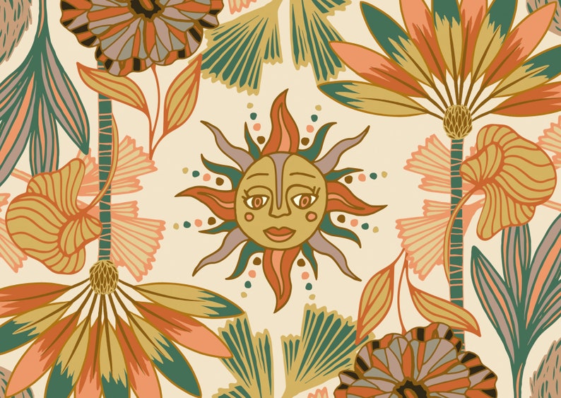 Cartolina Sunshine - Carta / cartolina con dettagli tropicali immagine 3