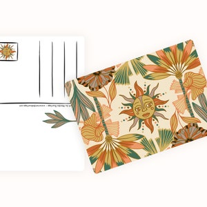 Cartolina Sunshine - Carta / cartolina con dettagli tropicali immagine 2