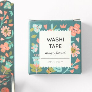 Washi tape - Magic Forest - 10m x 1.5cm