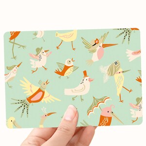 Postkaart Vogelparade - Kaart / ansichtkaart met vogels