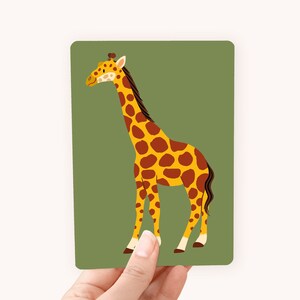 Postkaart Giraf - Leuke A6 kaart voor kids en dierenliefhebbers!