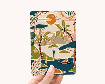 Card A6 - Rainforest - Greeting card / postcard