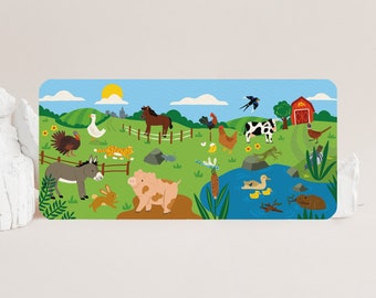 Fancy Postcard XL Countryside - Large Animal Card Including Recycled Envelope!