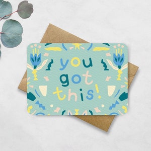 Zet 'm Op Postkaart - You Got This Quote Kaart A6 - Ansichtkaart Voor Steun of Motivatie