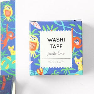 Washi tape - Jungle Time - 10m x 1.5cm