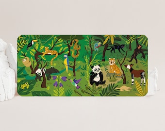 Fancy Postcard XL Jungle - Large Animal Card Including Recycled Envelope!