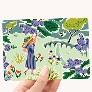Mappa Giardino Giardino Con Fiori - Giardino Inglese - Cartolina / Cartolina Illustrata