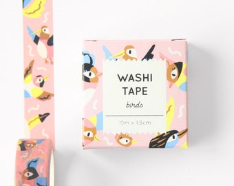 Washi tape - Uccelli - 10m x 1.5cm
