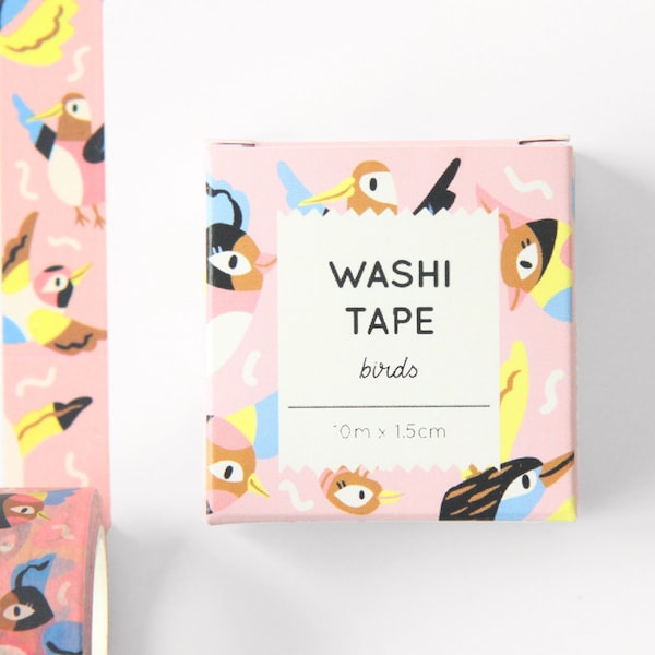 Washi Tape - Vögel - 10m x 1,5cm
