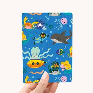 Postcard A6 - Under the Sea - greeting card / postcard