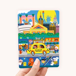 Carte postale A6 New York - Postcard kids