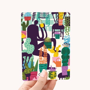 Cactus Postcard A6 - Carte postale avec plantes Illustration