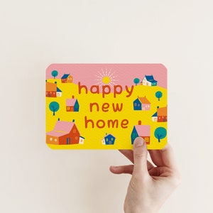 Happy New home card including envelope Card for moving house image 3