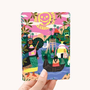 Card A6 - Latin Cultures - greeting card / postcard