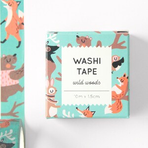 Washi tape - Wild Woods - 10m x 1.5cm