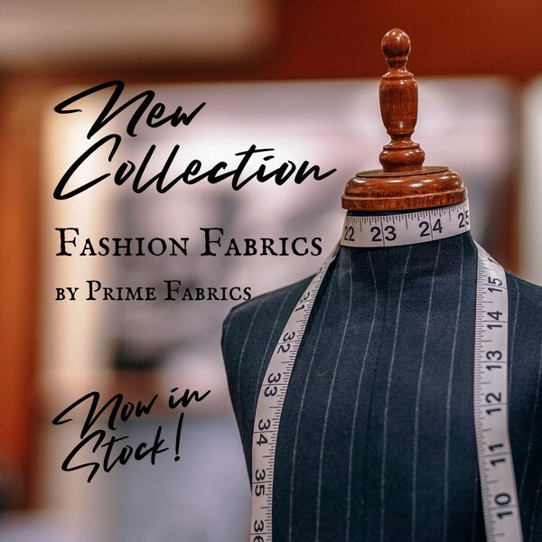 New Collection of High-End, Designer Couture Fashion Fabrics Now in Stock!