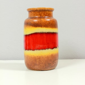 Vintage Scheurich VASE 231-15 FABIOLA 1960s West German Pottery WGP Mid Century Modern