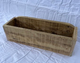 Rustic  / Holder - Condiment Holder -Reclaimed Wood Storage Box - Reclaimed Pallet Wood - Available In 4 Finishes