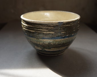 Snack Rice Cereal Bowl, handmade stoneware pottery
