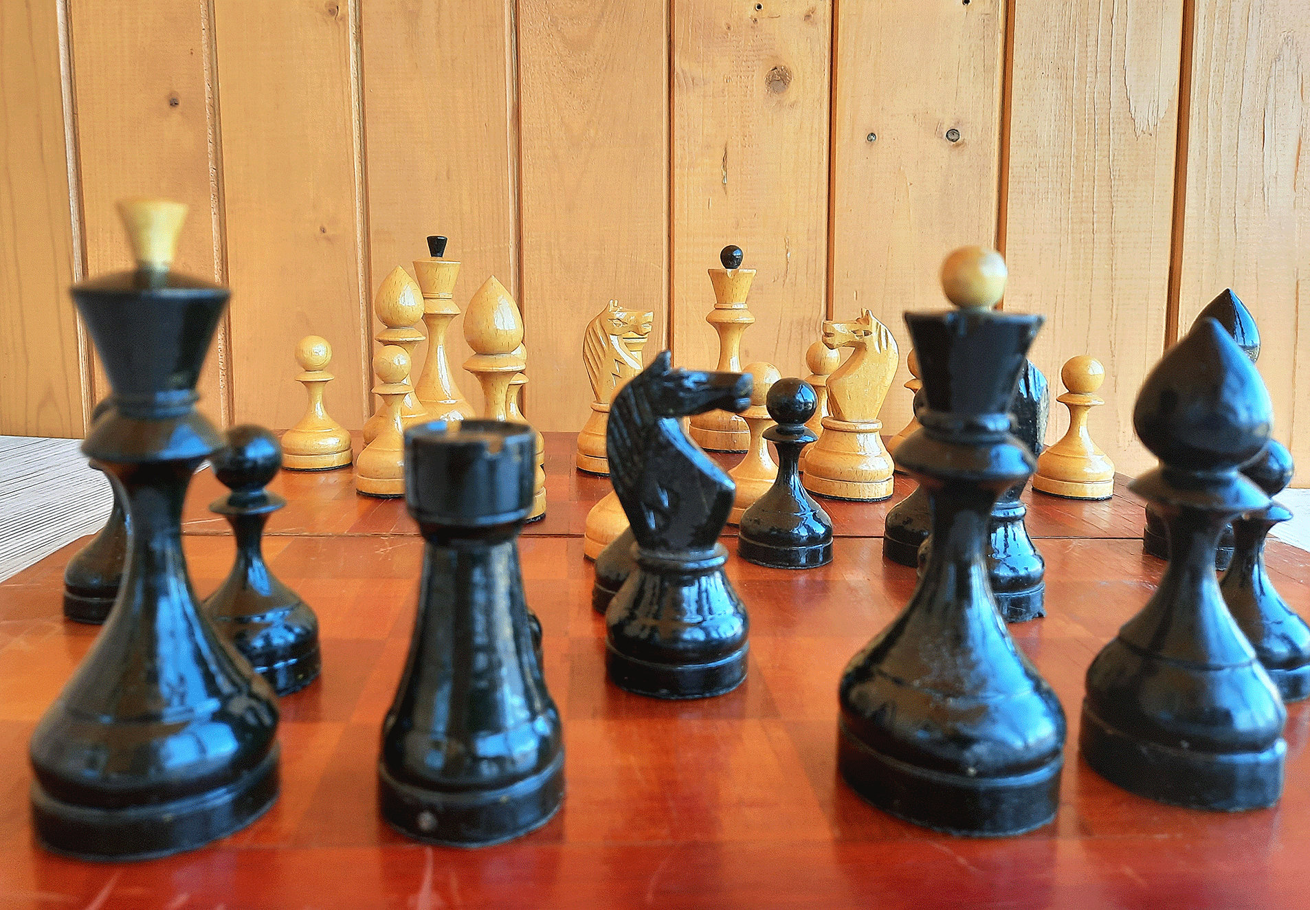 Old 1950s Classic Antique Wooden Soviet Chess Set Chess Set Etsy