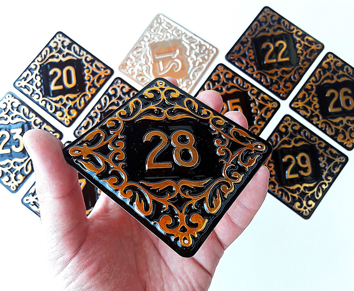 Room apartment number plate decorative Soviet door number 20 Etsy