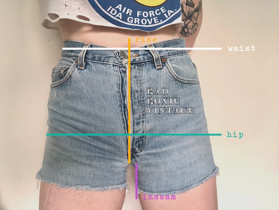 Levis High Waisted Shorts Custom You 