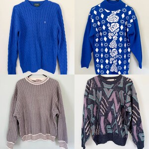 Vintage Oversized Sweaters Choose Your Sweater image 6