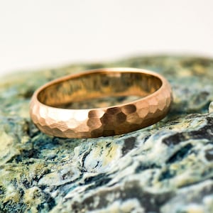 3 MM クラシック ウェディング リング、14K / 18K ソリッド