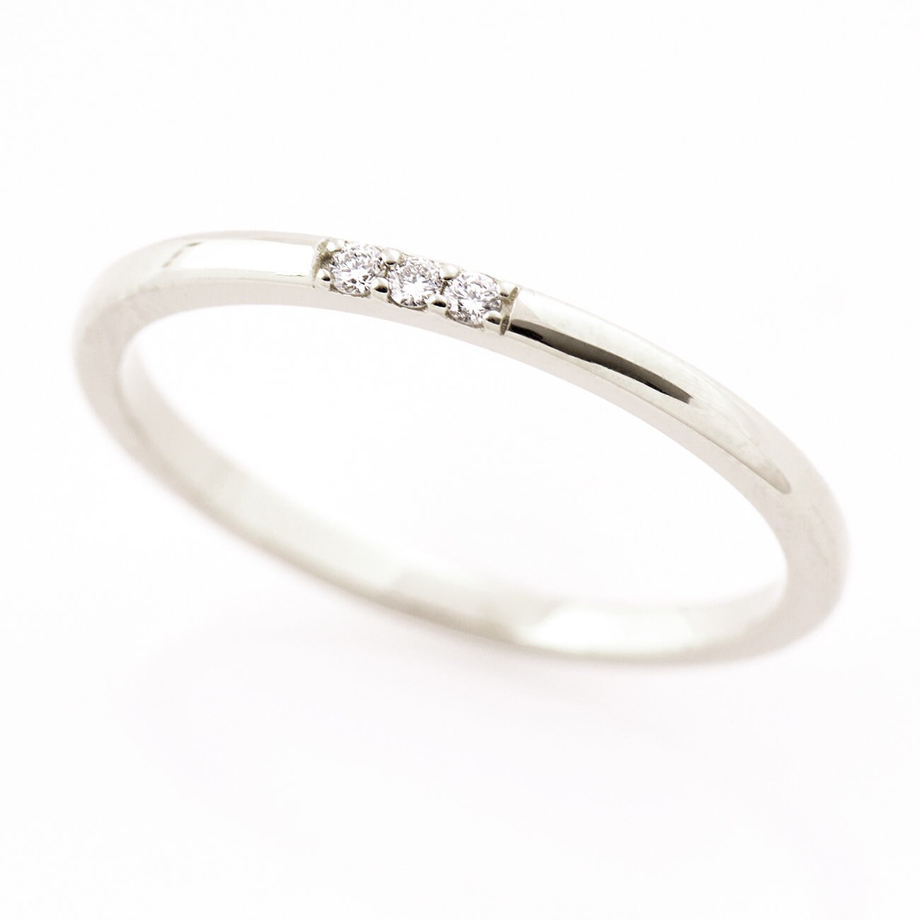 Diamond Infinity Ring Bridal Set, Infinity Knot Engagement