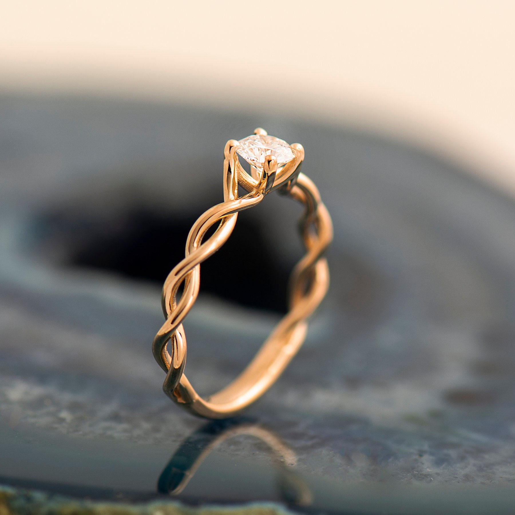 Braided band engagement rings deals