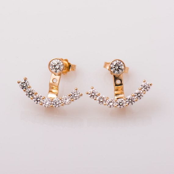 18K ROSE GOLD DIAMANTE DIAMOND STUD EARRINGS - Roberto Coin - North America