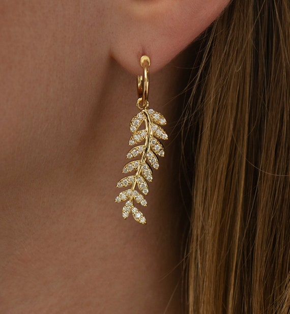 LOUMILEO - Orecchini Grandi A Forma Di Goccia Ipoallergenici - Foto 9