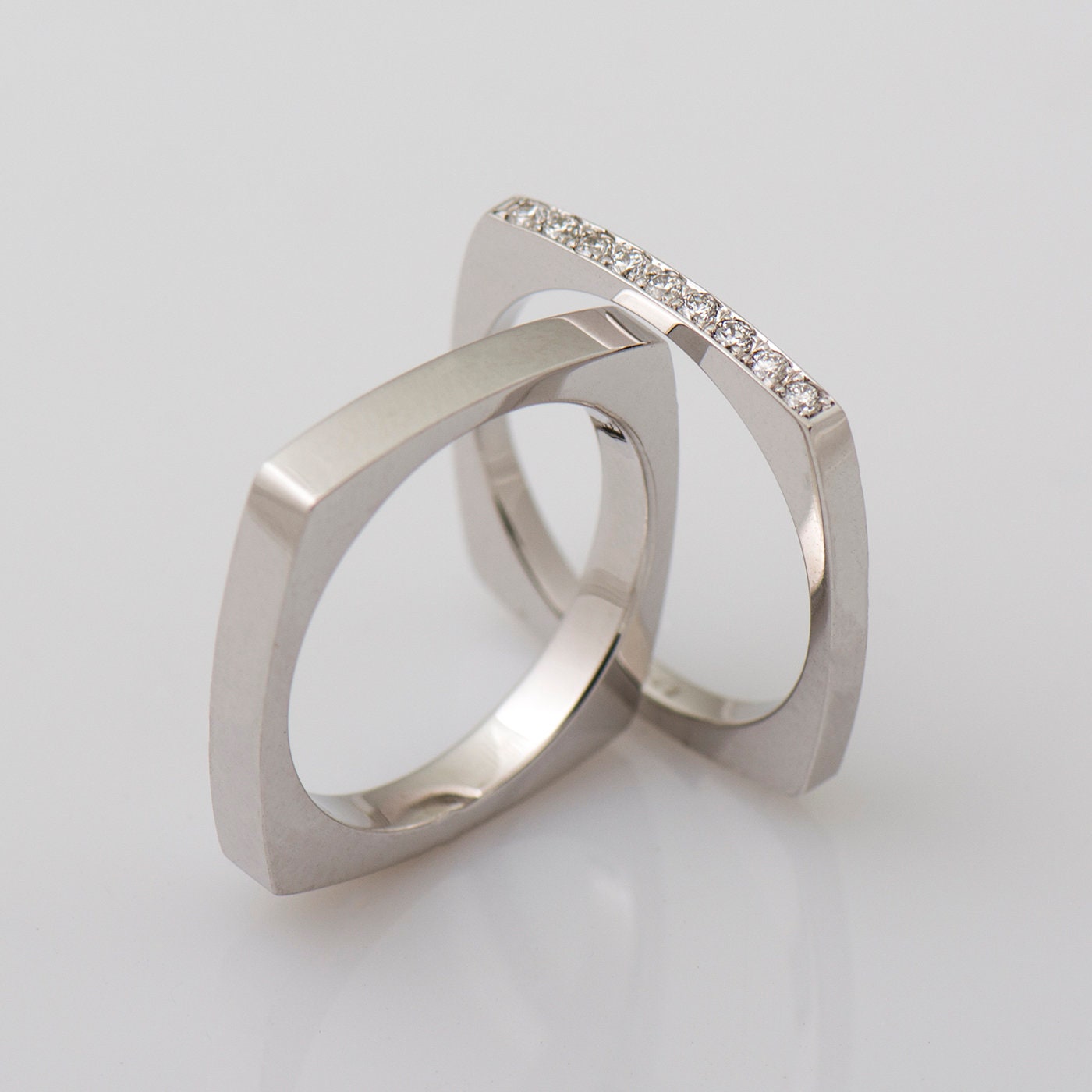 Square on sale shape ring