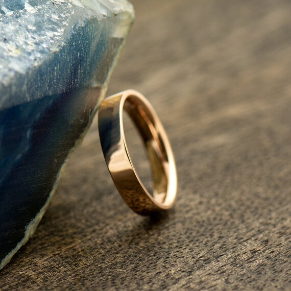 Simple flat deals engagement rings