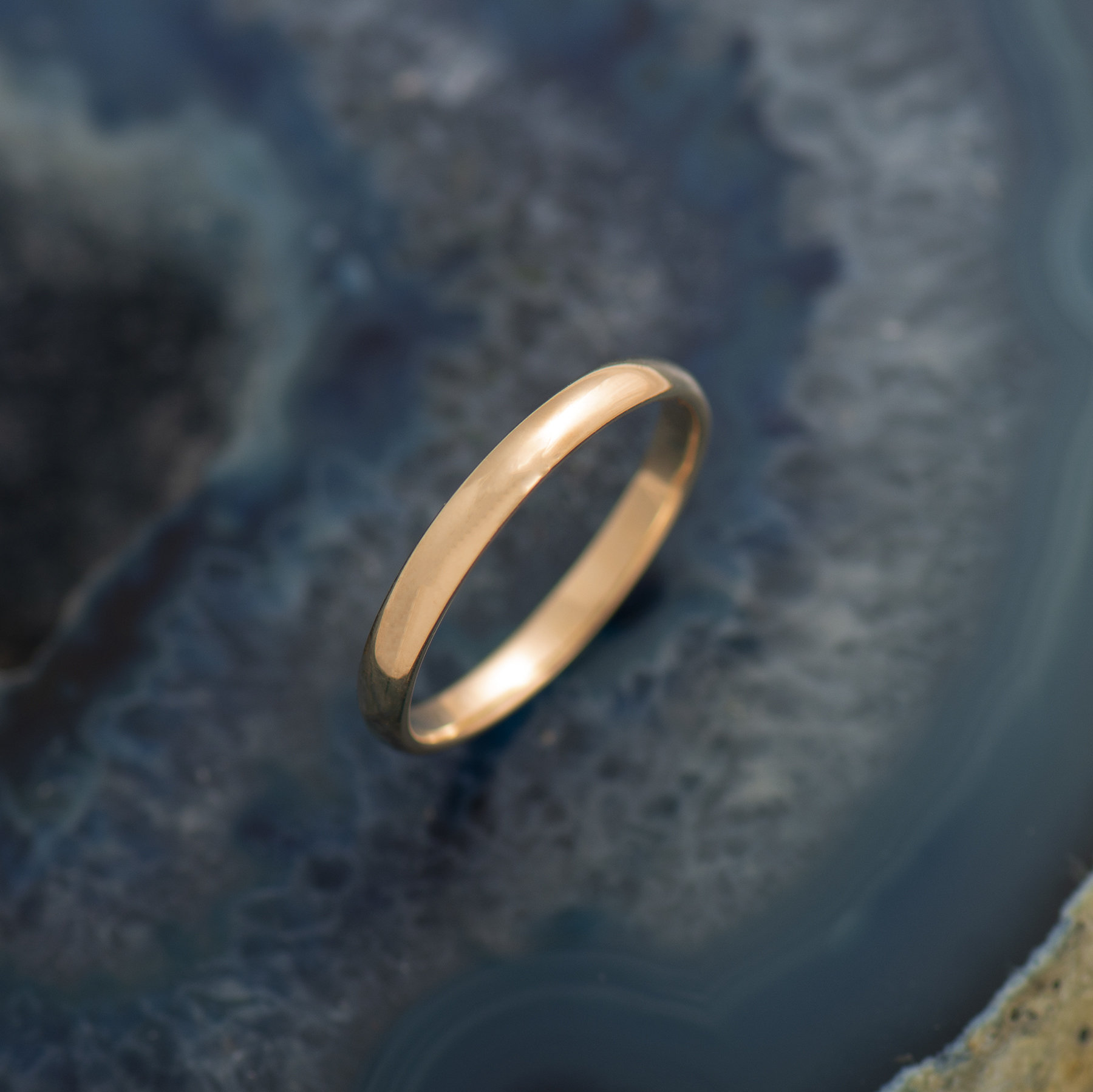 Classic 14k Rose Gold Comfort-Fit Band Dainty 3mm Wedding Ring for Women Classic 14k Rose Gold Comfort-Fit Band Dainty 3mm Wedding Ring for Women