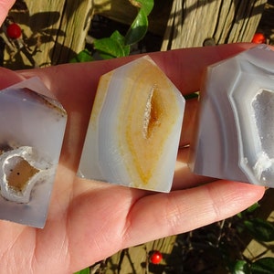 Polished Flashy Druzy Agate Towers / Obelisks - 3 Pieces To Choose From - You Choose!