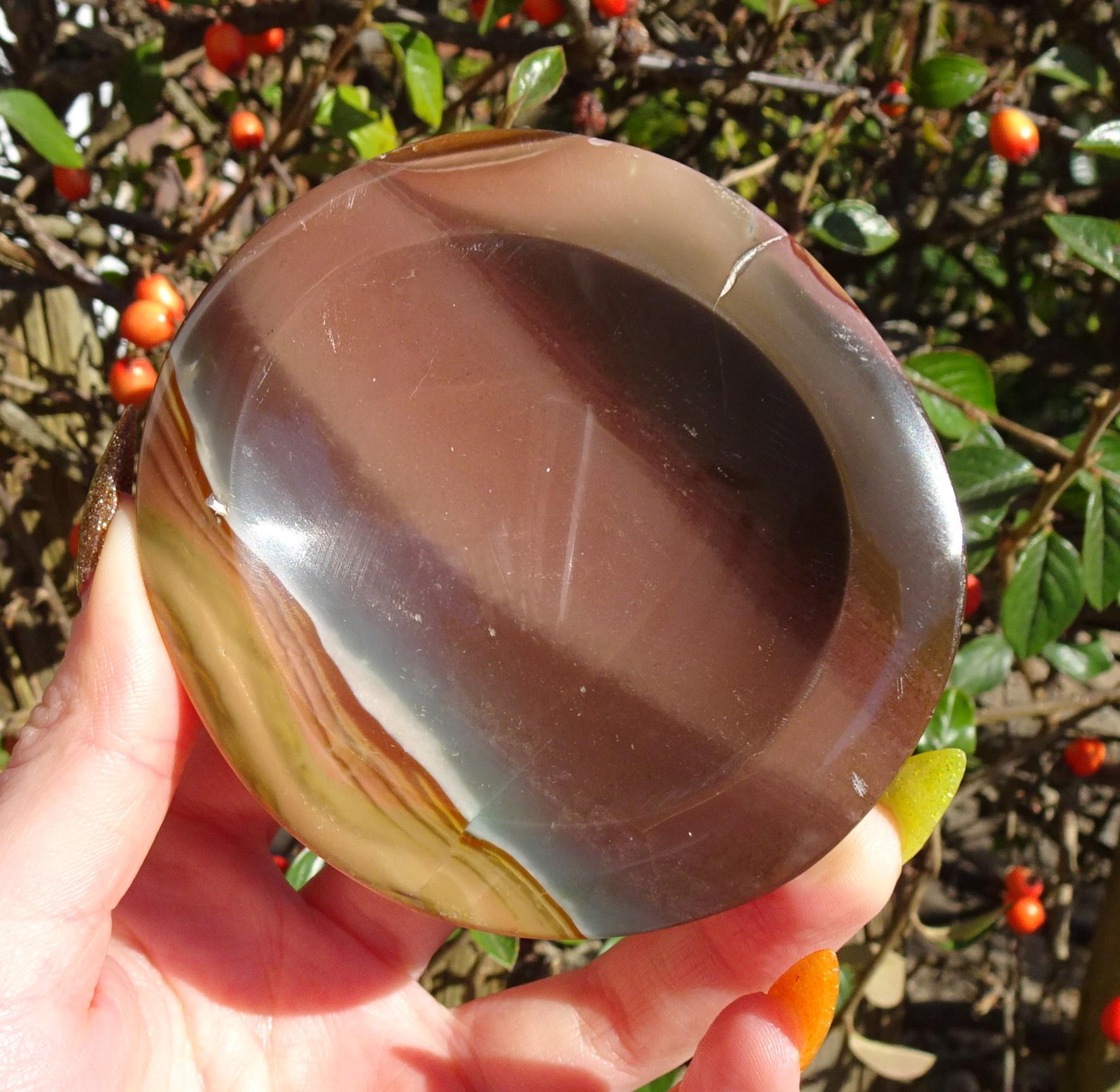 研磨された縞模様の多色ジャスパーボウル - 250g - 最長 8.5 cm - Etsy