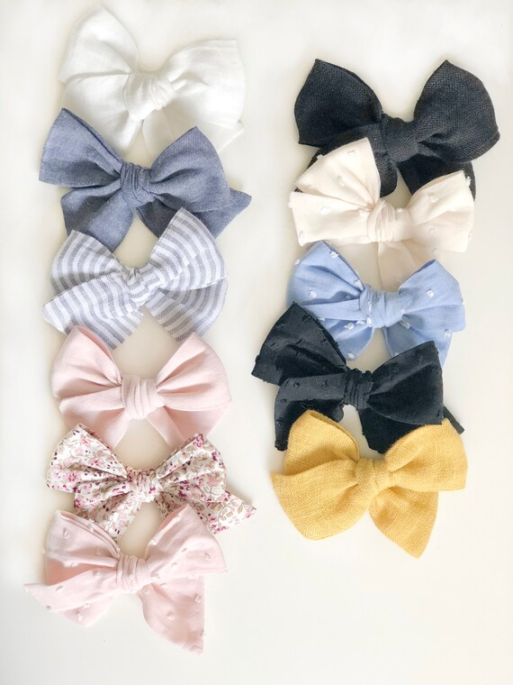 etsy baby bows