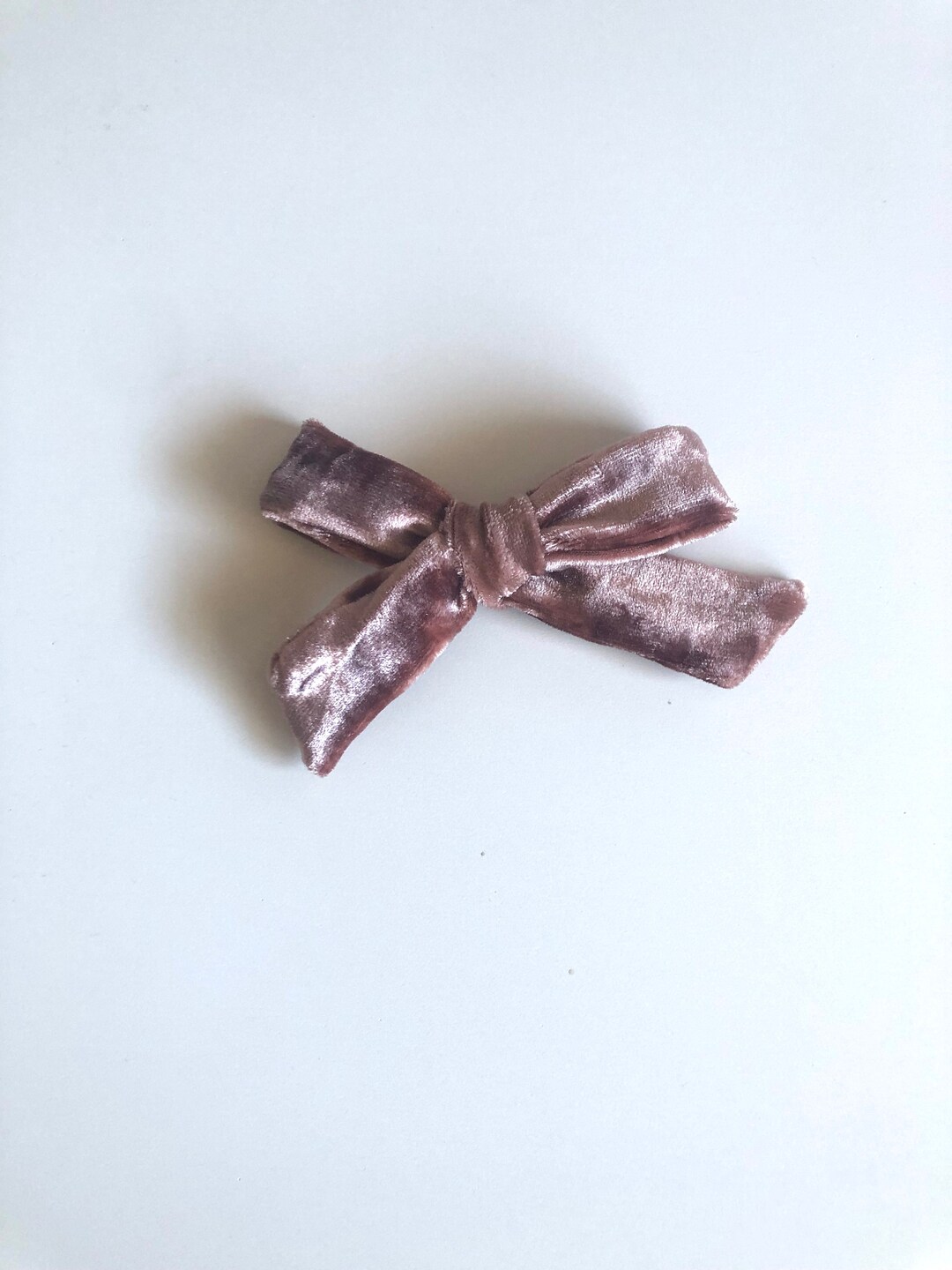 Medium School Girl Bow Blush Velvet Bow Baby Bow Toddler Etsy