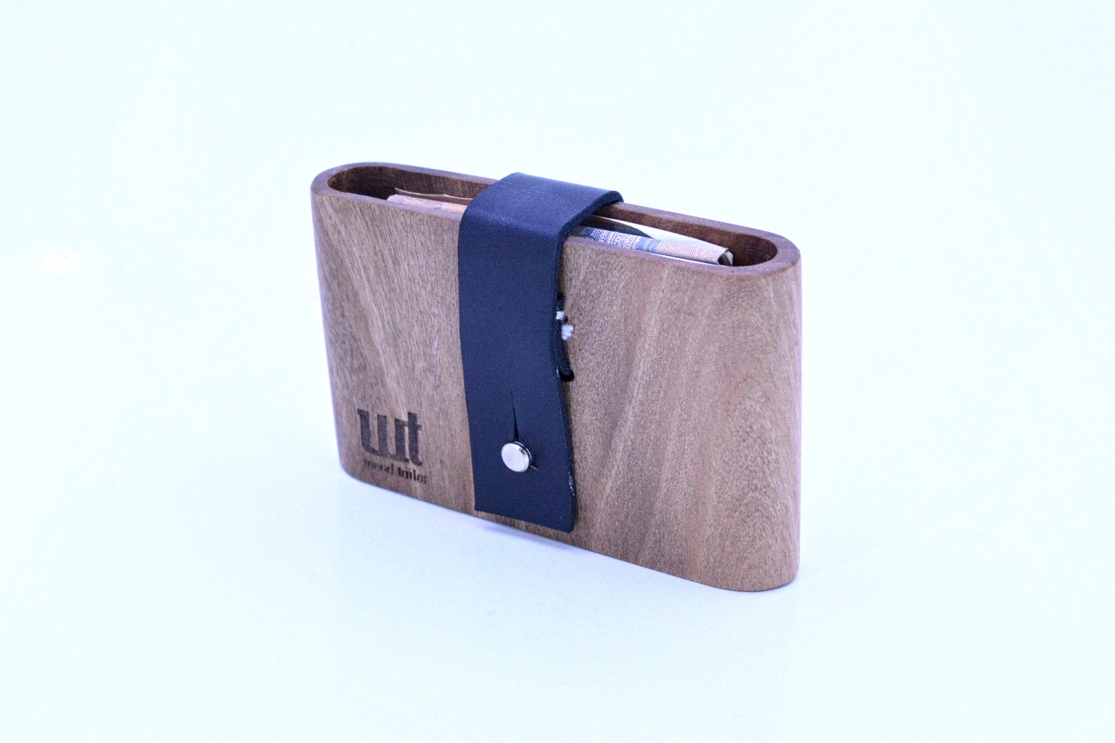 Wooden wallet Wooden card holder Handmade wallet Wooden Etsy