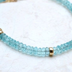 Apatite Bracelet, crystal bracelet, gift for mum, Her gifts, birthday gift, Gift For Her, gift for woman, her birthday gift, handmade Gifts image 3