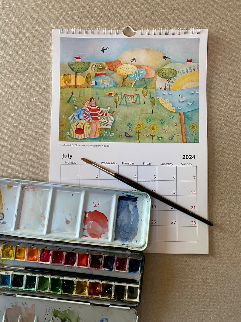 Art Calendar, 2024, Wall Calendar - Etsy