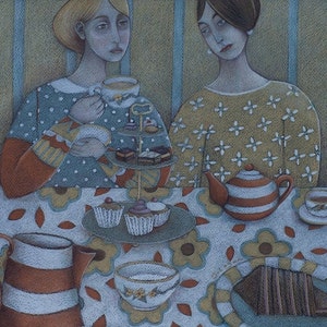 Ladies Who Lunch, Art card