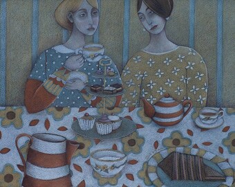 Ladies Who Lunch, Art card