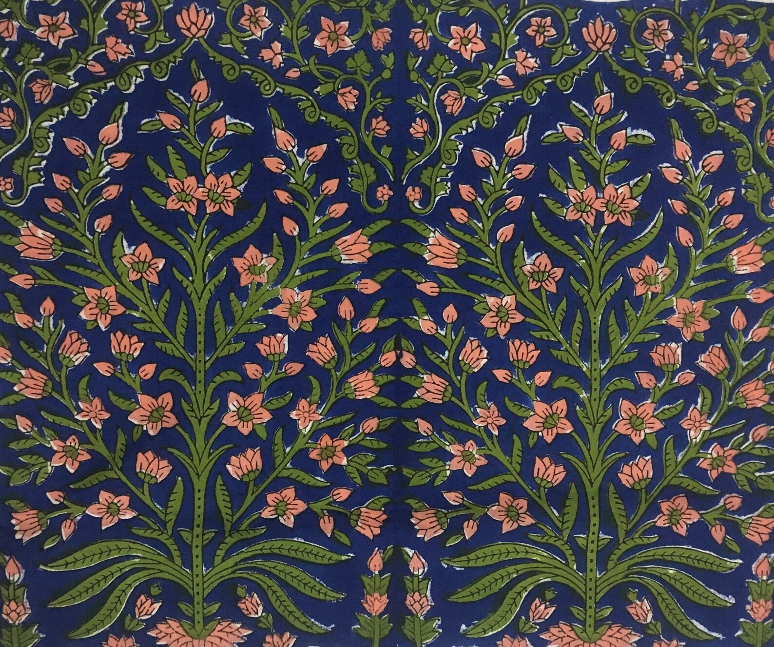 5 Yard Hand Block Print Fabric Indian Cotton Fabric Printed Etsy UK