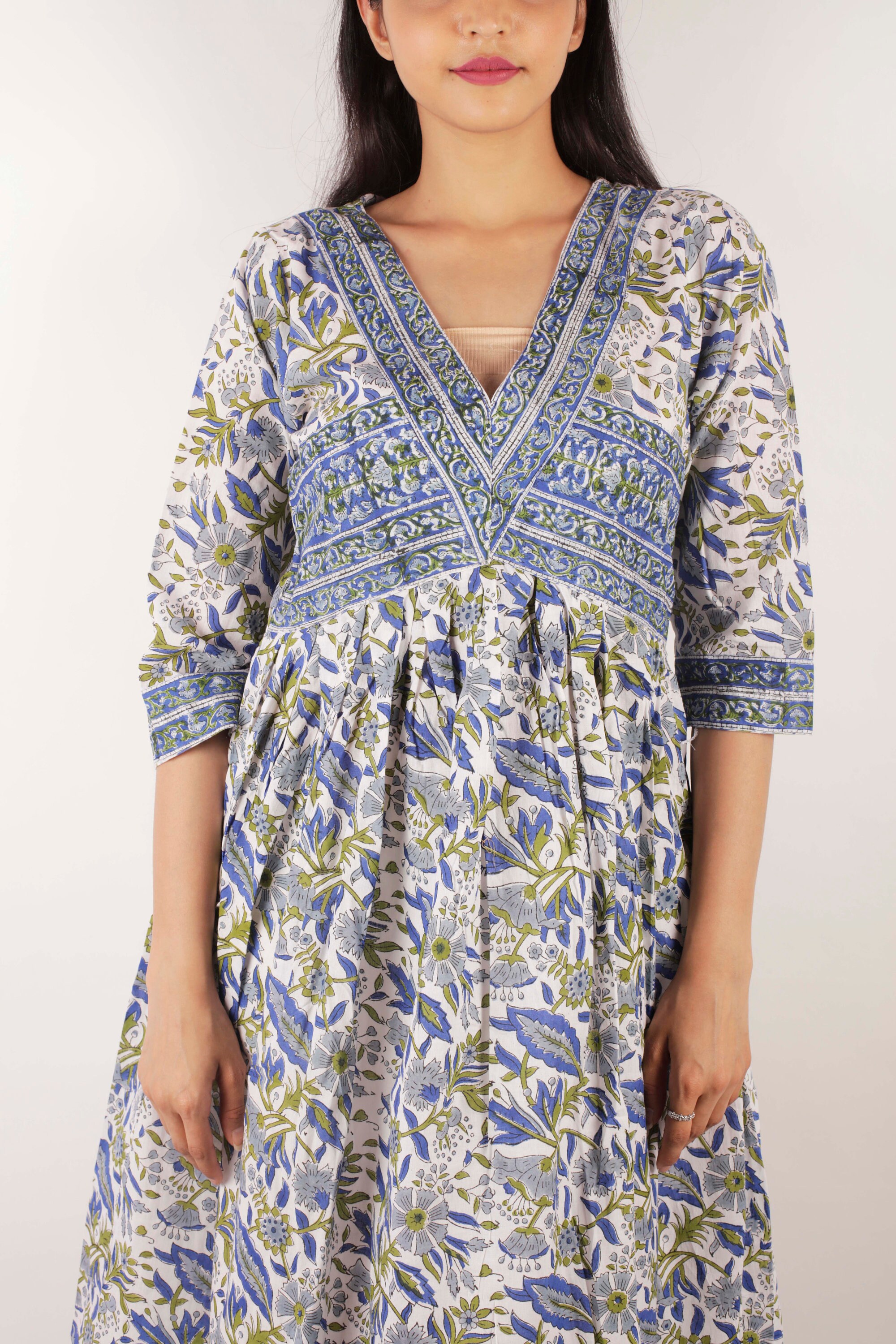 Block Printed Dress