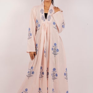 Block Print Dress, Indian Hand Block Print Cotton Dress, Indian Cotton Dress, Indian Summer Dress, Women Summer Dress, Long Maxi Dress