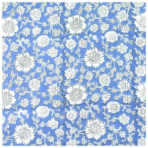5 Yards, Block Print Fabric, Hand Block Print Fabric, Indian Block Print Cotton Fabric, Indian Block Print Fabric, Indian Block Print